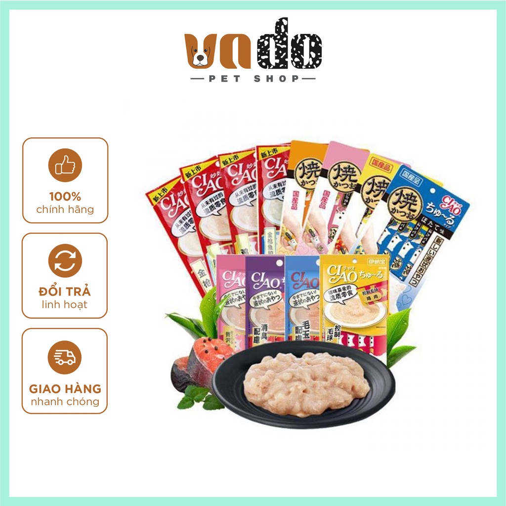 Ciao Churu- 4 que/bịch - Sốt thưởng cho mèo