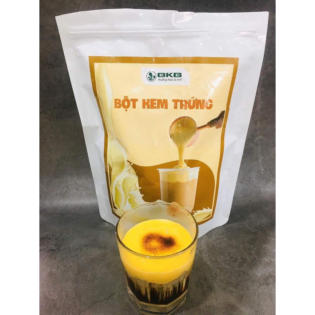 Bột kem trứng BKB gói 500gr pha chế đơn giản tiện lợi tiết kiệm chi phí