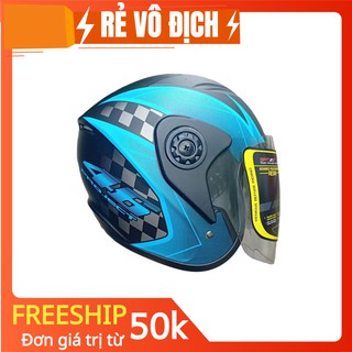 Mũ Nón 3/4 có kính cao cấp. Nón 3/4 Bopa