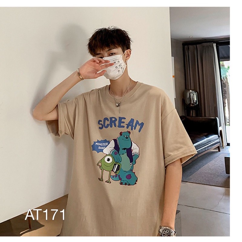Áo thun nam nữ VN CLO in hình scream - AT171