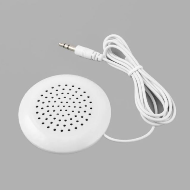 Loa gối mini 3.5mm màu trắng cho điện thoại Máy nghe nhạc MP3 MP4 cho iPod