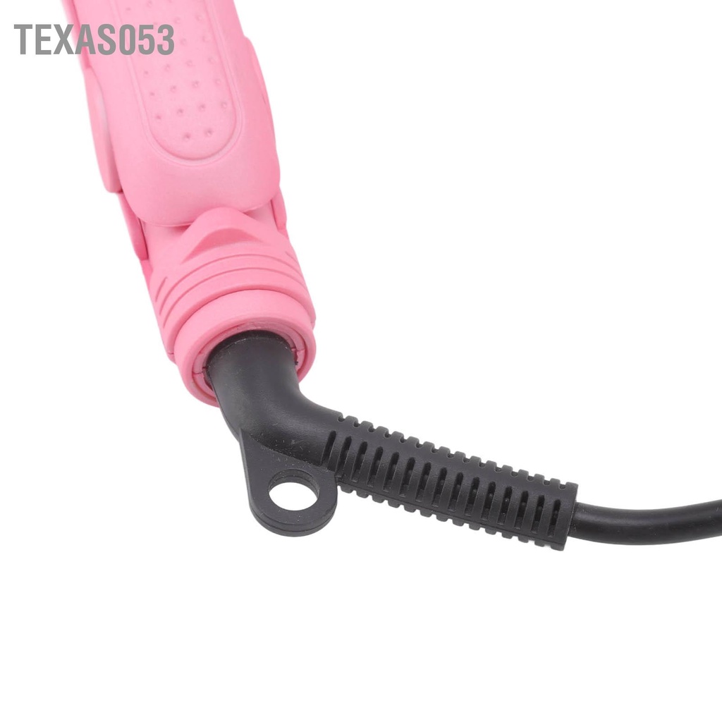 [Hàng mới về] Máy duỗi tóc 3 trong 1 với tấm bảng có thể thay thế nhiệt độ bằng sắt phẳng giắc cắm EU 110V ‑ 220V