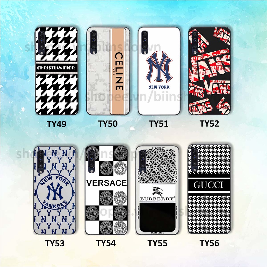 Ốp Samsung A30s / A50 / A50s / A70 in hình các thương hiệu nổi tiếng siêu đẹp, thời trang cá tính