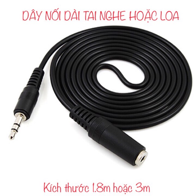 [Freeship toàn quốc từ 50k] DÂY NỐI DÀI TAI NGHE HOẶC LOA