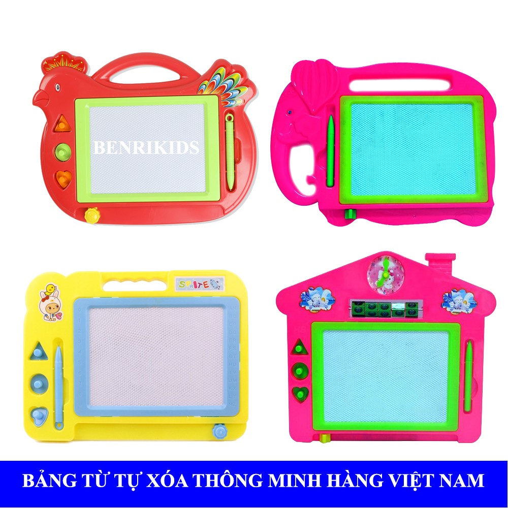 [Mã LIFETOYS1 giảm 30K đơn 99K] Bảng Từ Xóa Thông Minh Bằng Nhựa Hình Dáng Ngộ Nghĩnh Cho Bé (Hàng Việt Nam)