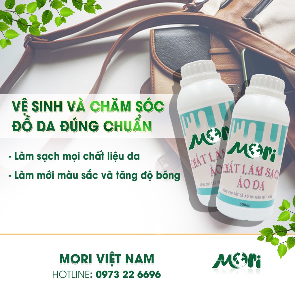 Làm sạch áo da MORI, làm sạch các vết bẩn trên áo da_CHÍNH HÃNG 100%