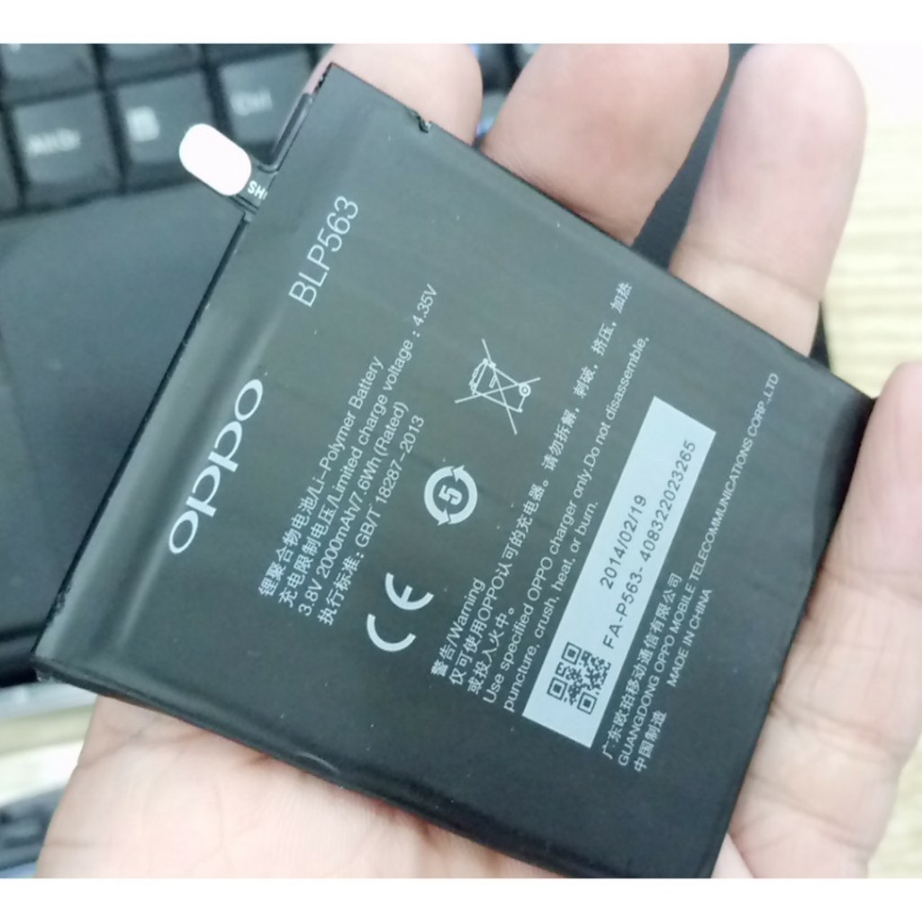 pin oppo Find mini R827 563 2000mah xịn bao hanh 6 thang