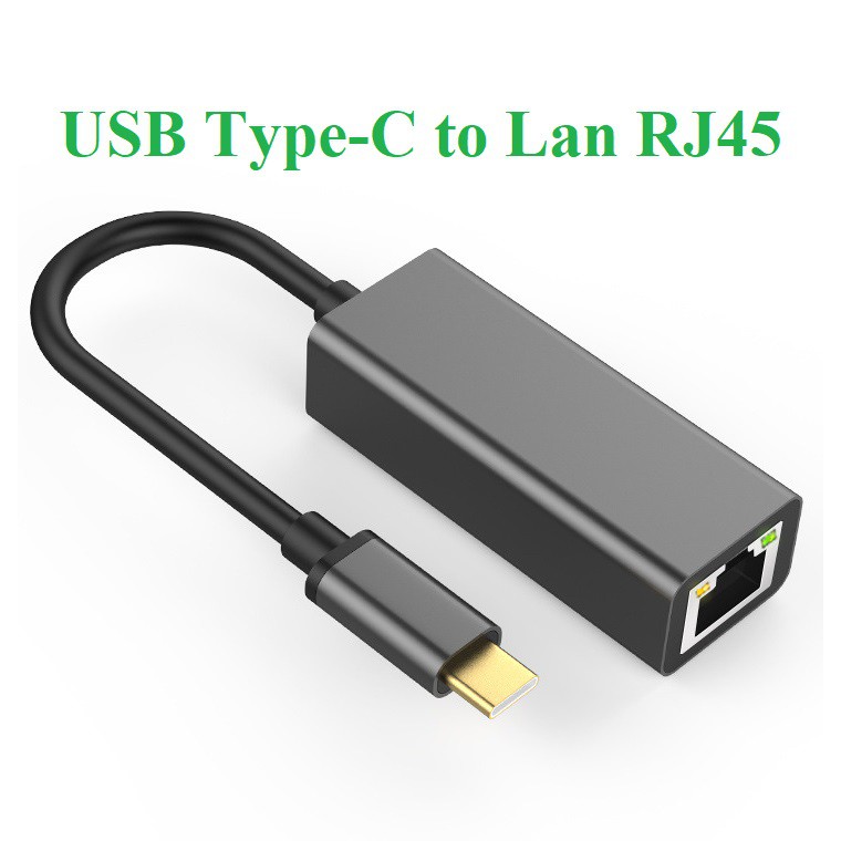 Cáp USB Type-C to Lan kết nối mạng internet cho Máy tính, Điện thoại | WebRaoVat - webraovat.net.vn