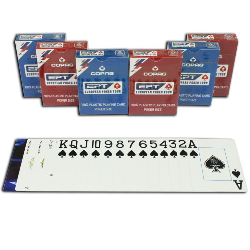 Bộ bài nhựa poker pvc cao cấp European Poker Tour