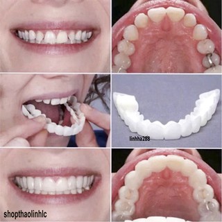 Set 2 hàm răng giả bằng silicon -Răng Giả Bằng Silicon Tự Nhiên Tiện Dụng