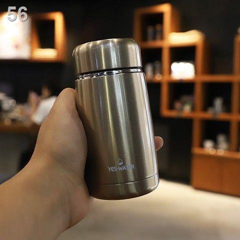 2019 Phiên bản Hàn Quốc của bình chân không mini bằng thép gỉ 304 xách tay và nhỏ gọn Rò rỉ -trung trà giữ nhiệ