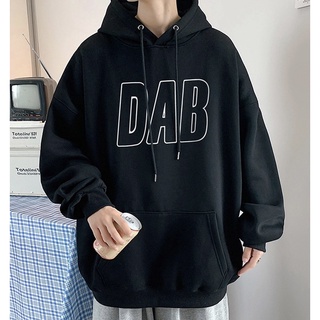 Hoddie áo nỉ bông siêu dày vải nỉ cotton in họa tiết BAR phong cách Hàn Quốc
