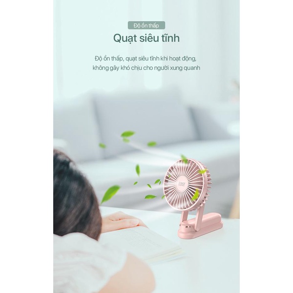 Quạt cầm tay USB mini fan 3in1 ROBOT RT-BF11 cao cấp chính hãng xịn xò 🎄🎄🎄