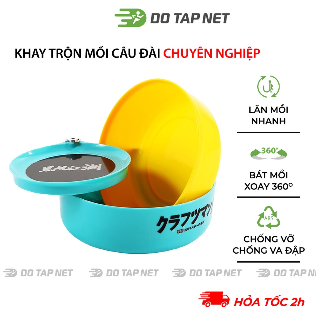 Khay Trộn Mồi Câu Đài Cao Cấp, Khay Đựng Mồi
