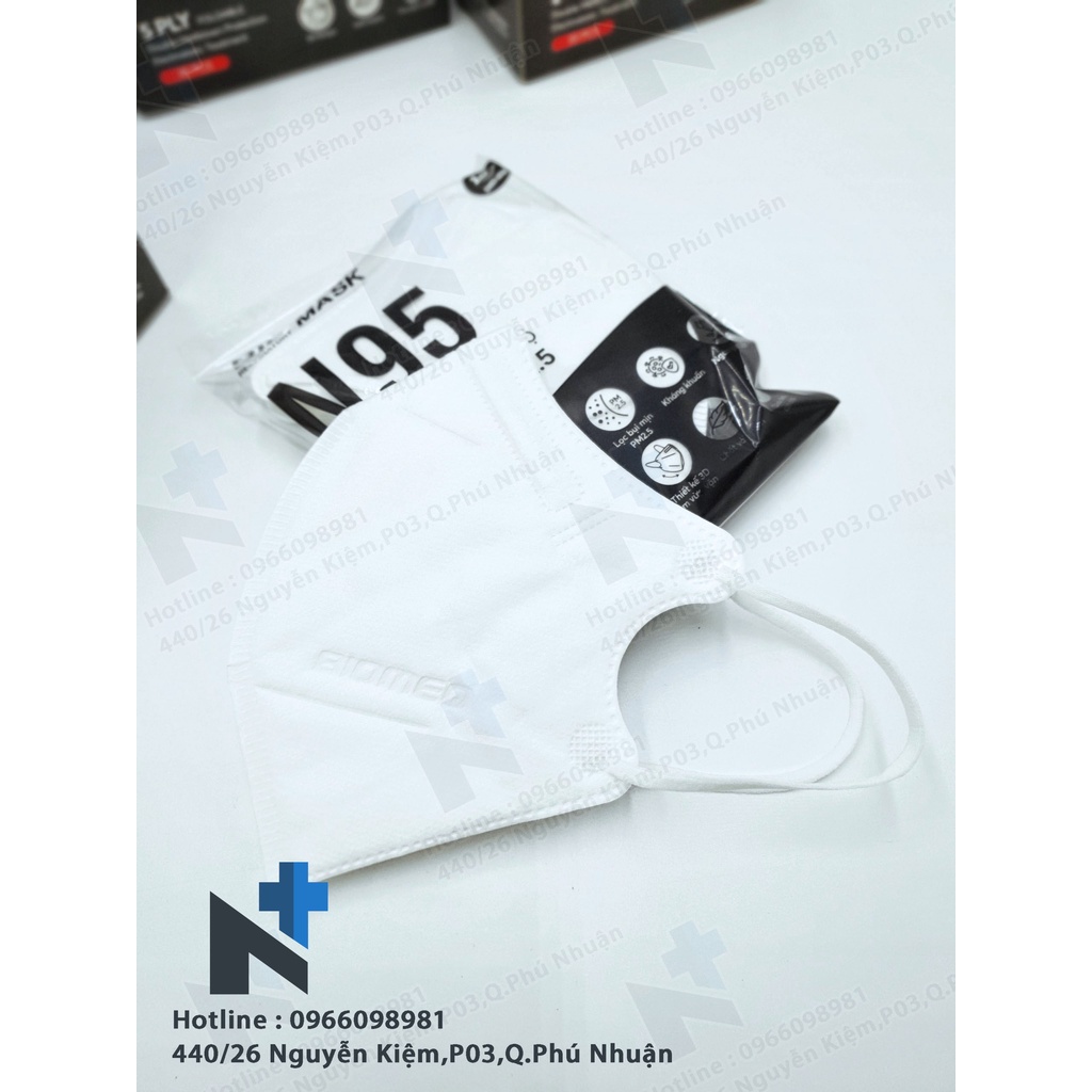 Khẩu trang 5 lớp N95 BIOMEQ - Hộp 30 cái