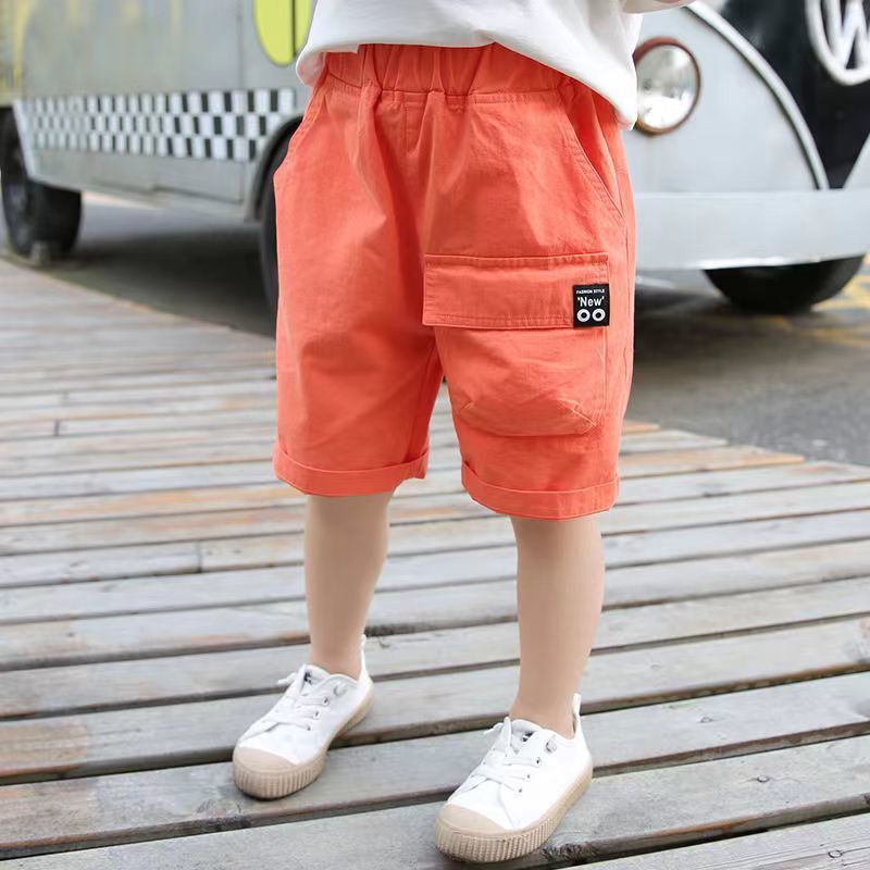 Quần Short Cotton Ống Rộng Thời Trang Mùa Hè Dành Cho Bé Trai