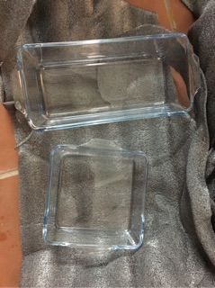 Set khay thuỷ tinh hình vuông