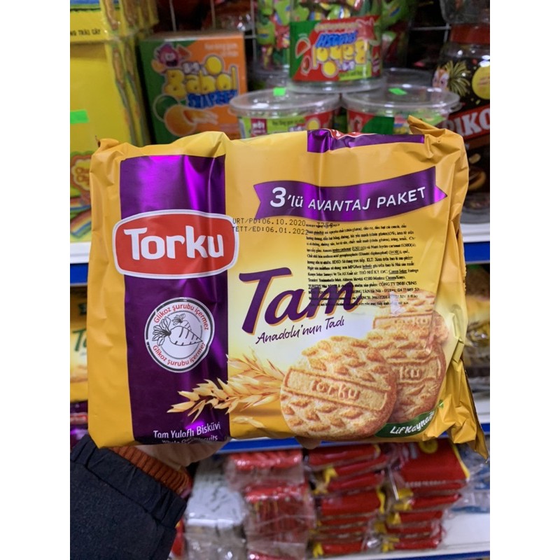 Bánh yến mạch Tam Torku 375g Thổ Nhĩ Kỳ