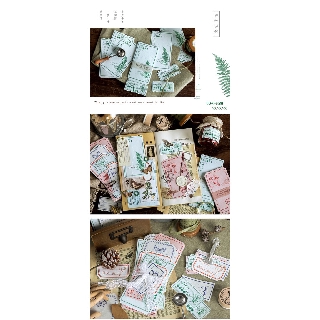 Thẻ travel note - retro bill