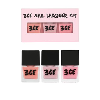 Set sơn móng tay 3CE PINK RUMOUR NAIL LACQUER KIT