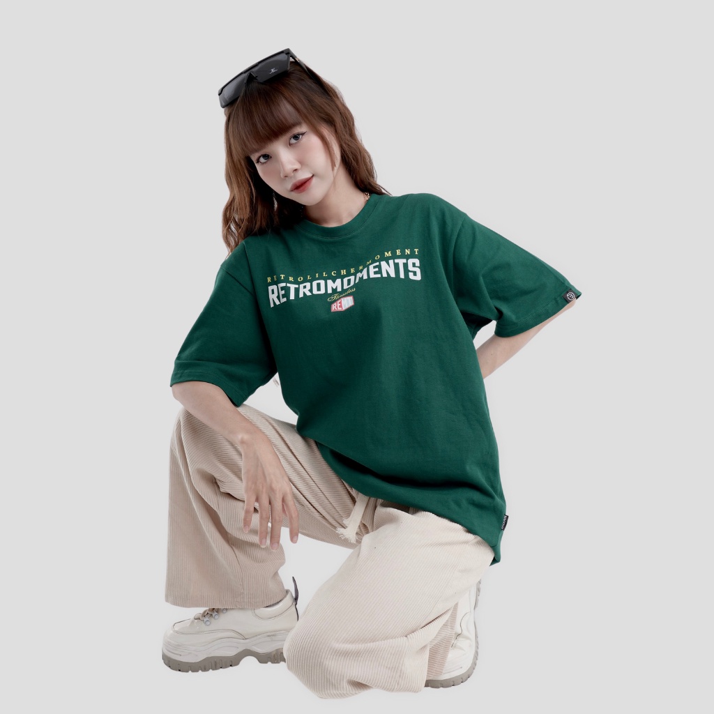 Áo Thun Xanh Lá REMT Nam Nữ Bom House Ulzzang Unisex