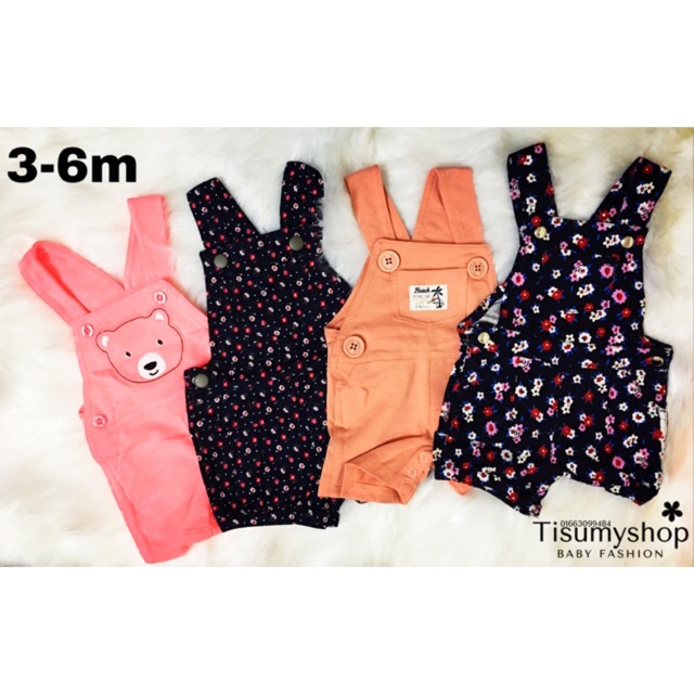Yếm bé gái/ bé trai 3-6 tháng