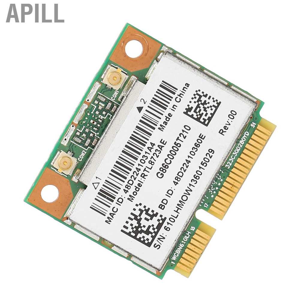 Thẻ Mạng Không Dây Apill Rtl8723Ae 300m + Bluetooth4.0 Half Mini Pci-E Wlan Wifi