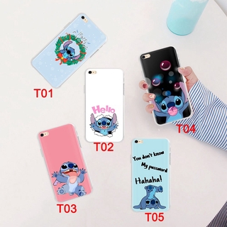 Ốp điện thoại mềm trong suốt in hình Stich dễ thương 85GT cho iPhone 8 7 6s 6 plus 5 5S SE 5C 4 4s