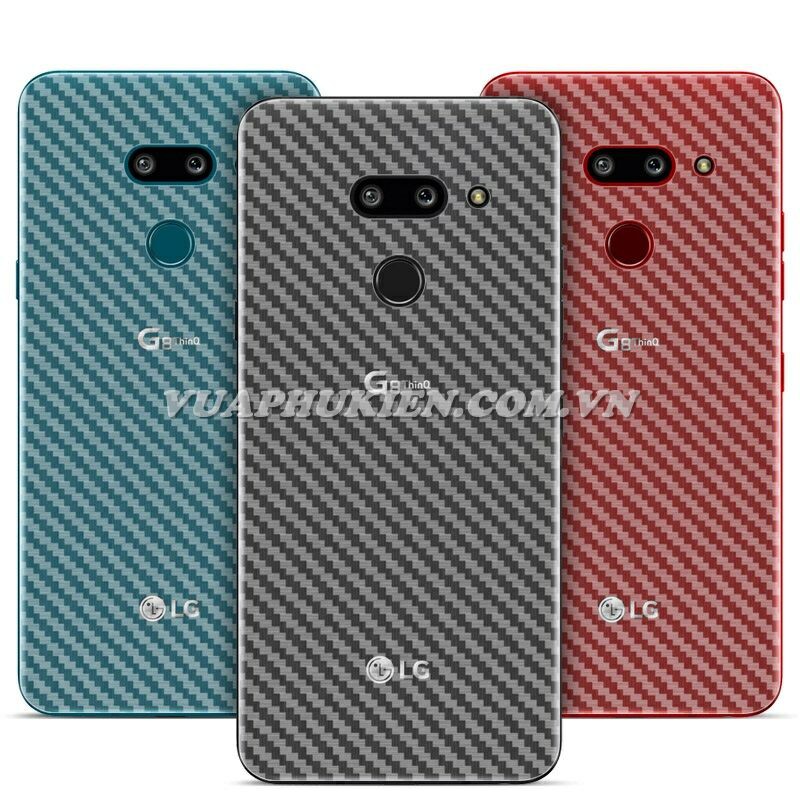 Tấm dán vân Carbon 3D mặt lưng cho LG G8 ThinQ, G7 ThinQ, G6, G5, G4, G3, G2 isai, V50 ThinQ, V40 ThinQ, V30, V20