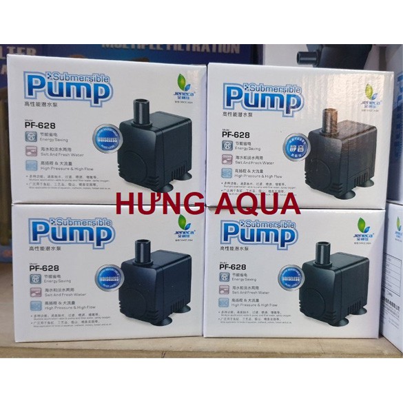 Bơm chìm mini - máy bơm nước hồ thủy sinh, bể cá mini, hòn non bộ, tiểu cảnh Jeneca PF-628 7W tiết kiệm điện