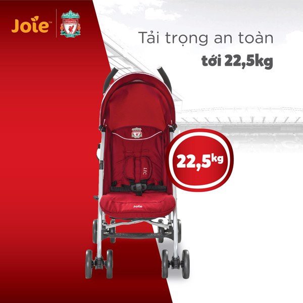 [Mã MKBC13 giảm 80k đơn 1 triệu] Xe đẩy trẻ em Joie Nitro W/ RC LFC Red Crest