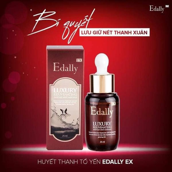 Huyết thanh tổ yến Edally Luxury Rejuvenating Swiftlet Nest Ampoule