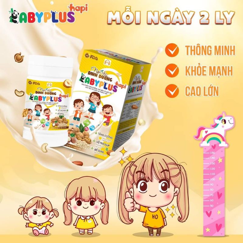 Ngũ Cốc Dinh Dưỡng BABYPLUS - Giúp Bé Tăng Cân, Tăng Chiều Cao, Tăng Đề Kháng, Giảm Táo Bón