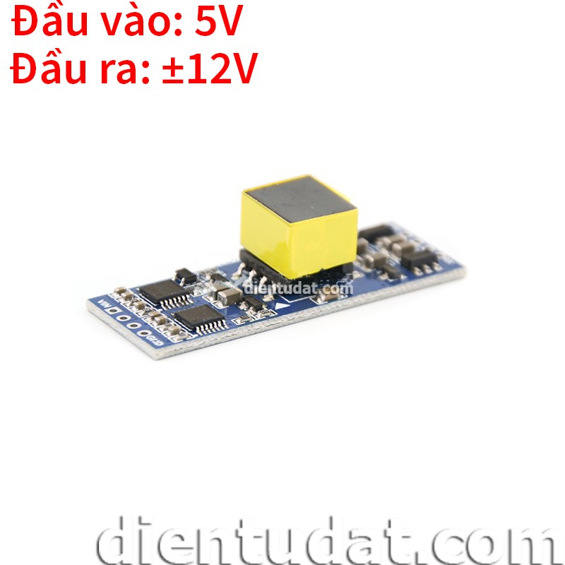 Mạch Cách Ly Chuyển Nguồn 5VDC Sang Nguồn Đôi ±12VDC - 3W