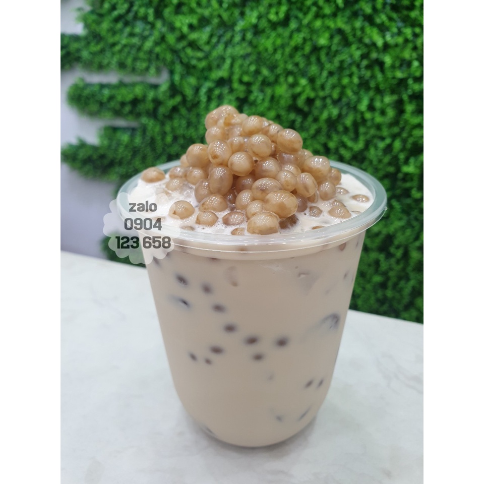 (CÓ SẴN) thạch nổ yến mạch hình trứng chim cực hot, làm topping trà sữa bao phê