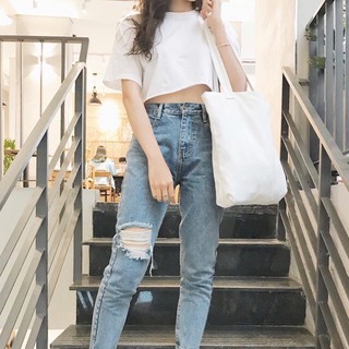 Túi ToTe Vải Canvas Mềm Trơn Dày Dặn