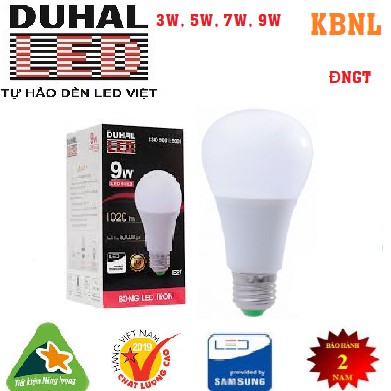 [GIÁ HỦY DIỆT] BÓNG ĐÈN LED BULB DUHAL 3W - 5W - 7W - 9W (KBNL)