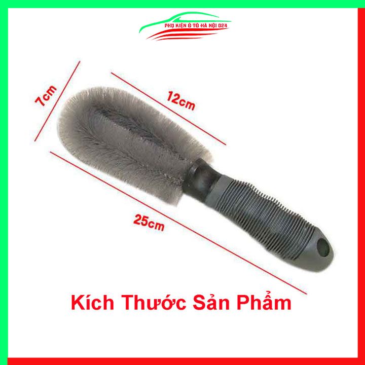 Bàn chải vệ sinh bánh xe dụng cụ rửa xe loại thẳng