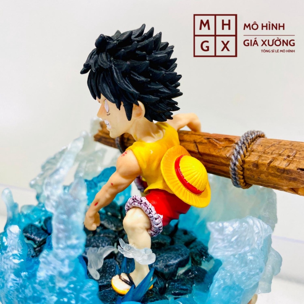 Mô hình One Piece Luffy Marine có LED siêu đẹp cao 8cm , figure mô hình one piece giá xưởng