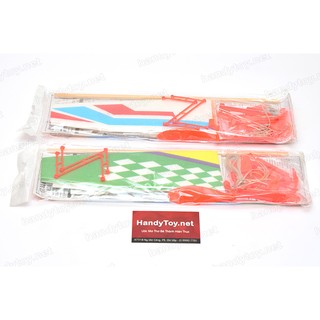 Bộ lắp ráp máy bay dây thun 2 tầng cánh