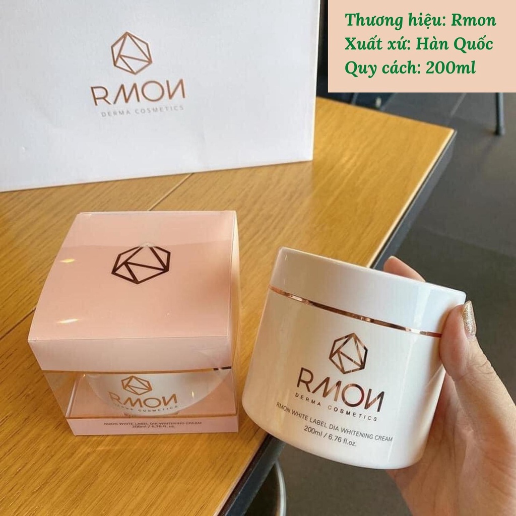 Kem Body Trắng Da Rmon bật tone làm da sáng đều màu trắng hồng tự nhiên