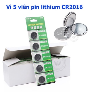 Vỉ 5 viên pin cúc áo cr2032 3v lithium