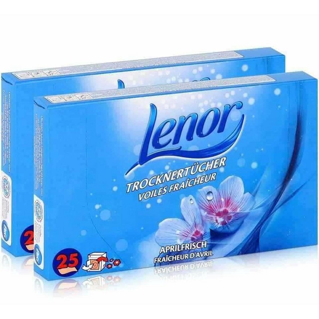 Giấy thơm Lenor Đức 34 tờ, Giữ cho quần áo thơm suốt 48h