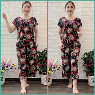 Bộ Quần Áo Lanh trung niên - Bộ Quần Áo Vải Lanh Cho Các Cô Các Mẹ Mặc Ở Nhà Chất Đẹp