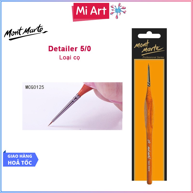 Cọ Đi Nét Artist Taklon Detailer 5/0 Mont Marte - Artist Brush Taklon Detailer 5/0 - MCG0125