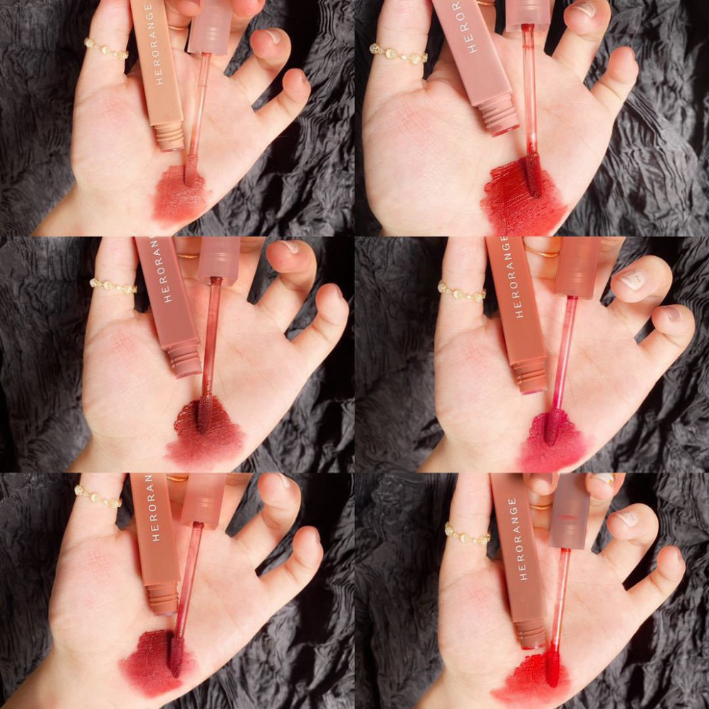 [Hoangminh] (Hàng mới về)Son lì HERORANGE mềm mịn như nhung chống thấm nước chống khô môi lâu trôi | BigBuy360 - bigbuy360.vn