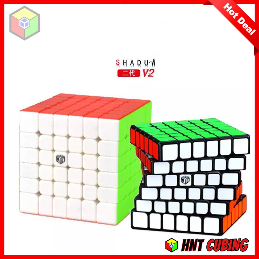 Rubik 6x6 Cao Cấp QiYi XMD Shadow v2 M (có sẵn nam châm)