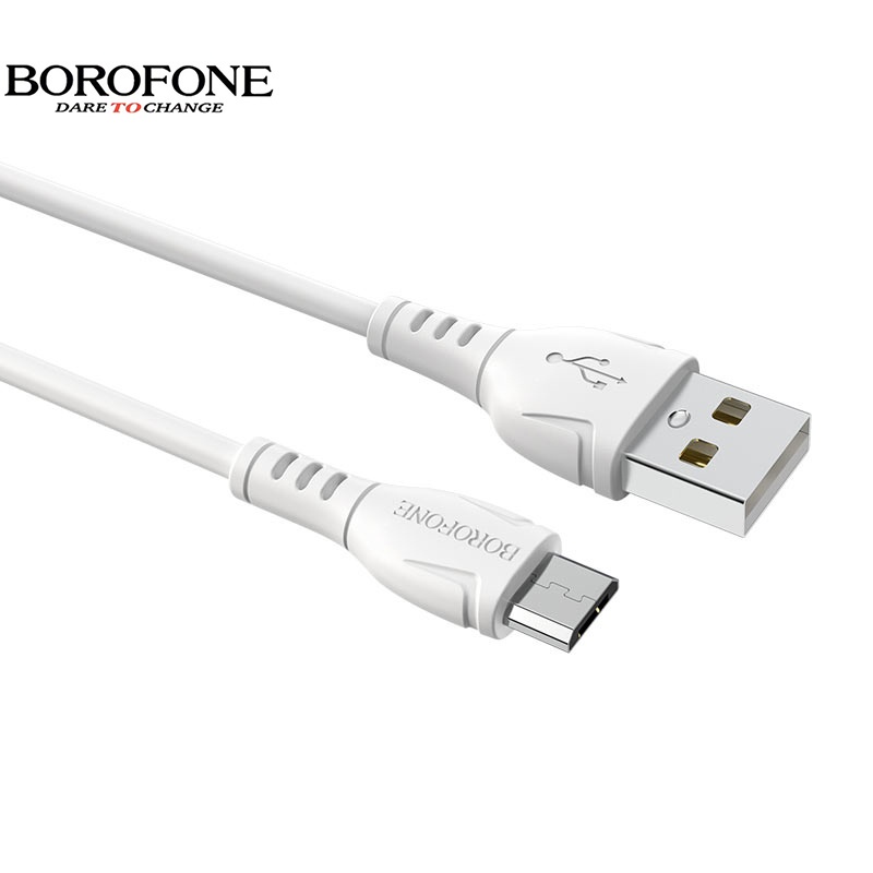 Dây sạc nhanh 2.4A chính hãng Borofone BX51 chống rối dây dài 1m, cáp sạc cho các dòng điện thoại - BH 12 tháng