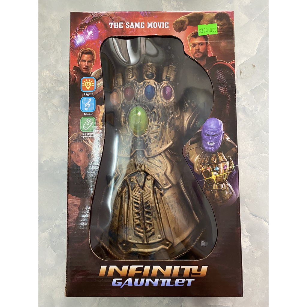 Bàn tay siêu nhân infinity gauntler (the same movie)