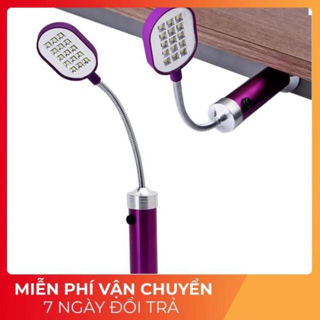 Đèn Led Hít Nam Châm Để Bán 15 Bóng Uốn Dẻo Được + Kèm Pin